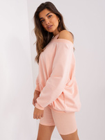 Hurtownia Brzoskwiniowy komplet damski trzyczęściowy