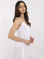 Biały damski top z wiskozy FRESH MADE