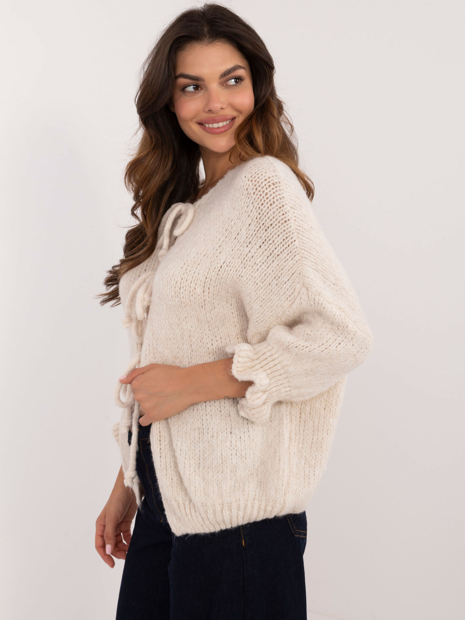 Sweter jasny beżowy