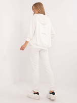 Hurt Ecru trzyczęściowy komplet dresowy z topem