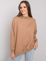 Kamelfarbene gesteppte Sweatshirt von Chloe.
