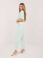 Mint women's straight leg pants with pockets.