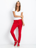 Czerwone spodnie Cadence