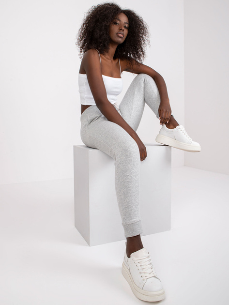 Szare gładkie spodnie dresowe Jessica MAYFLIES