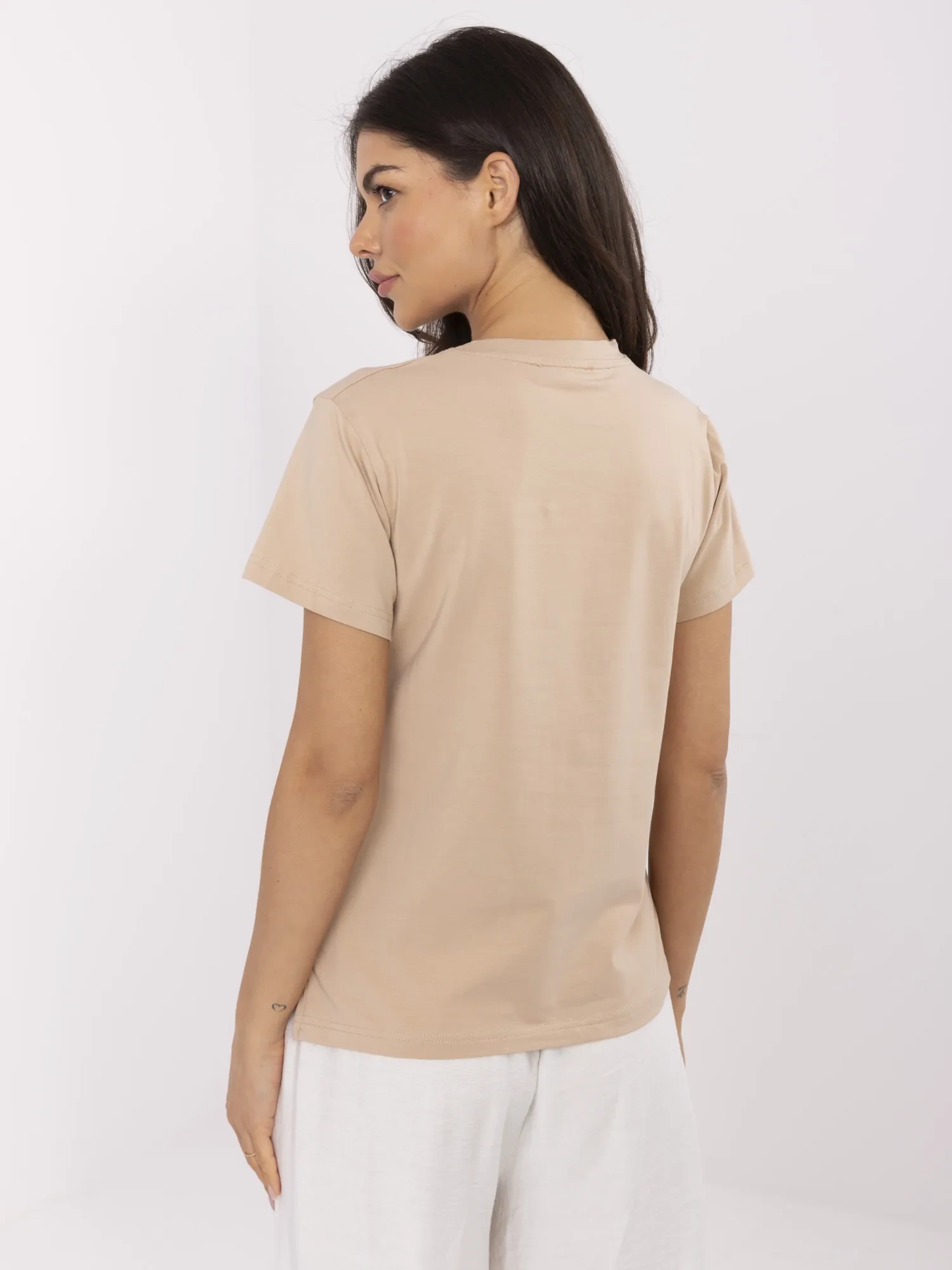 T-shirt camelowy