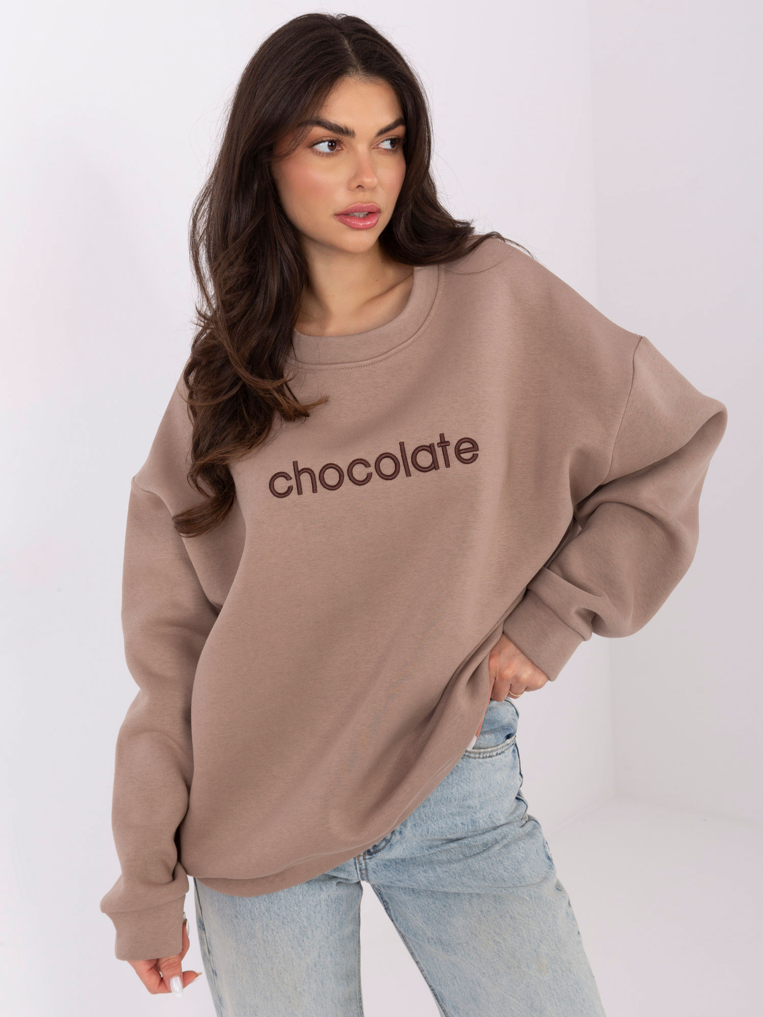 Bluza ciemny bezowy