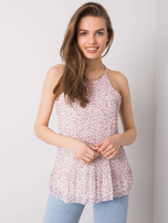 Fioletowy top plisowany Monreale SUBLEVEL