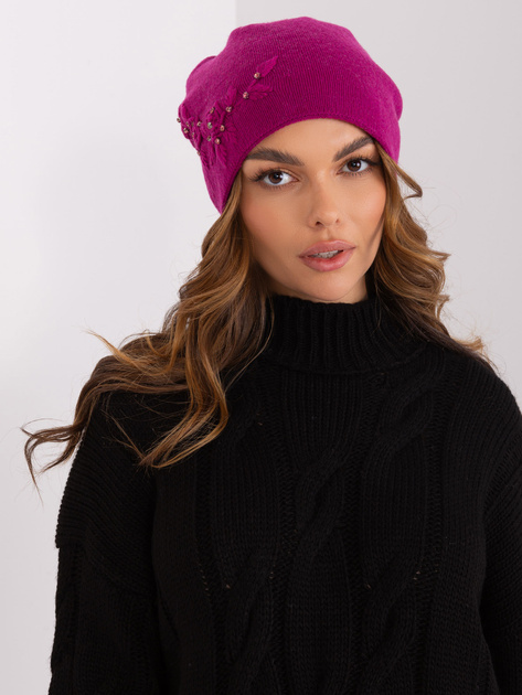 Hurt Fuksjowa zimowa czapka z haftem