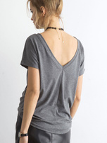 Ciemnoszary t-shirt Fire