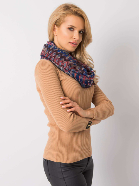 Kobaltowo-czerwona chusta