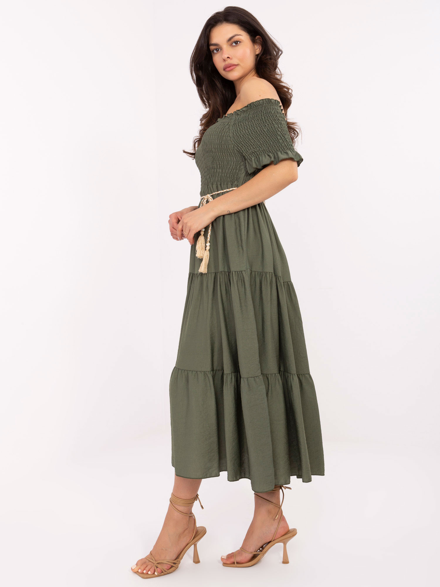 Sukienka khaki