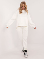 Hurtownia Ecru dresowy komplet basic z ociepleniem