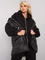 Black three-piece set with Abigail vest