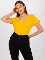 Jasnopomarańczowy t-shirt Emory