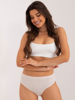 Hurt Bawełniane figi damskie z nadrukiem 7-pak