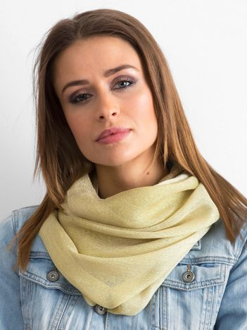 Gold-beige glänzender Schal