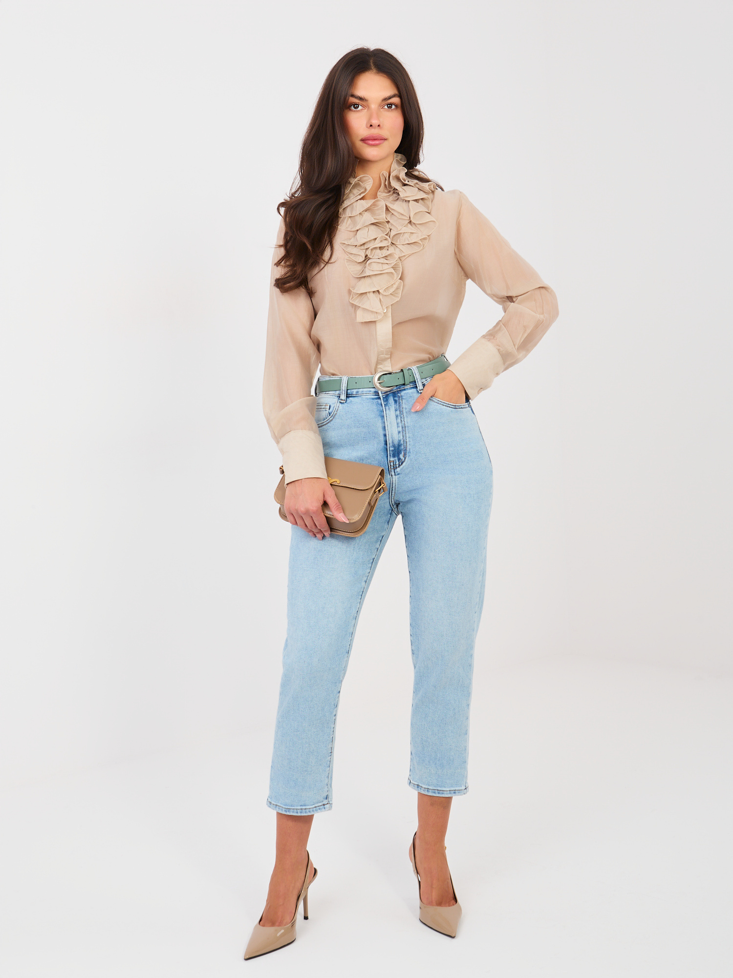 Spodnie jeans niebieski