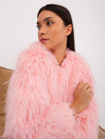 Hurt Jasnoróżowa kurtka przejściowa z zapięciem