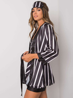Black Striped Sleeping Set