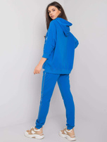 Ciemnoniebieski komplet dwuczęściowy z printem Cliffton