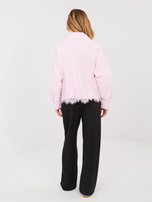 Czarne dresowe spodnie z przeszyciami RUE PARIS 