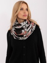 Hurtownia Granatowa damska chusta z frędzlami