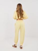 Jasnożółta asymetryczna bluza oversize RUE PARIS