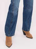 Niebieskie damskie jeansy balloon fit SUBLEVEL