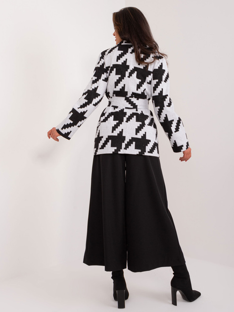 Hurt Szaro-czarna damska marynarka w pepitkę