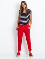 Czerwone spodnie dresowe Approachable