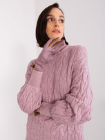 Hurt Ciemnofioletowe dotykowe rękawiczki damskie