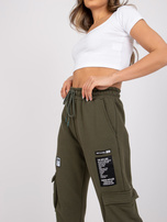 Khaki Cargo Sweatpants Gina 