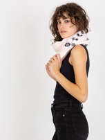 Hurtownia online Jasnoróżowy szal damski we wzory