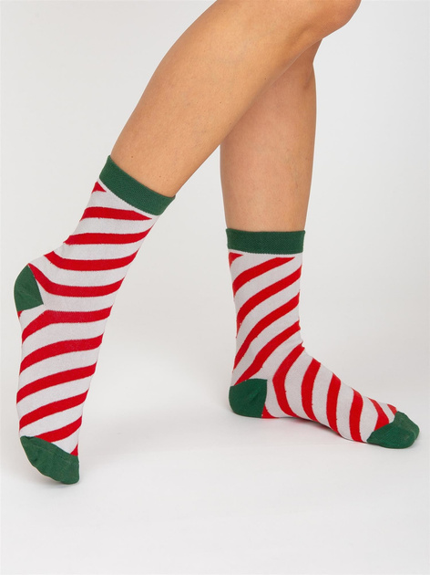 Skarpety z nadrukiem świątecznym 3 pary