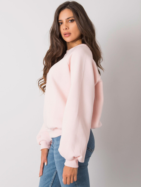 Jasnoróżowa bluza bez kaptura Tashi RUE PARIS
