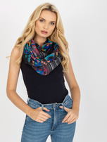 Hurt Ciemnoszara damska chusta komin z wiskozy 