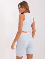 Hurt Jasnoniebieski trzyczęściowy komplet casualowy