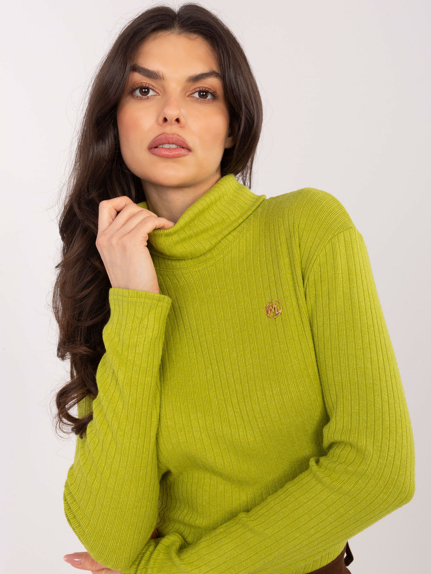 Sweter limonkowy