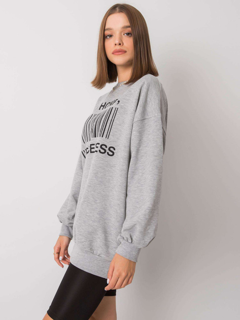 Szara bluza z nadrukiem Karis