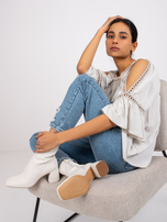 Beżowa bluzka z wiskozy Kearney OCH BELLA