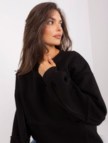 Hurt Czarna bluza bez kaptura z okrągłym dekoltem