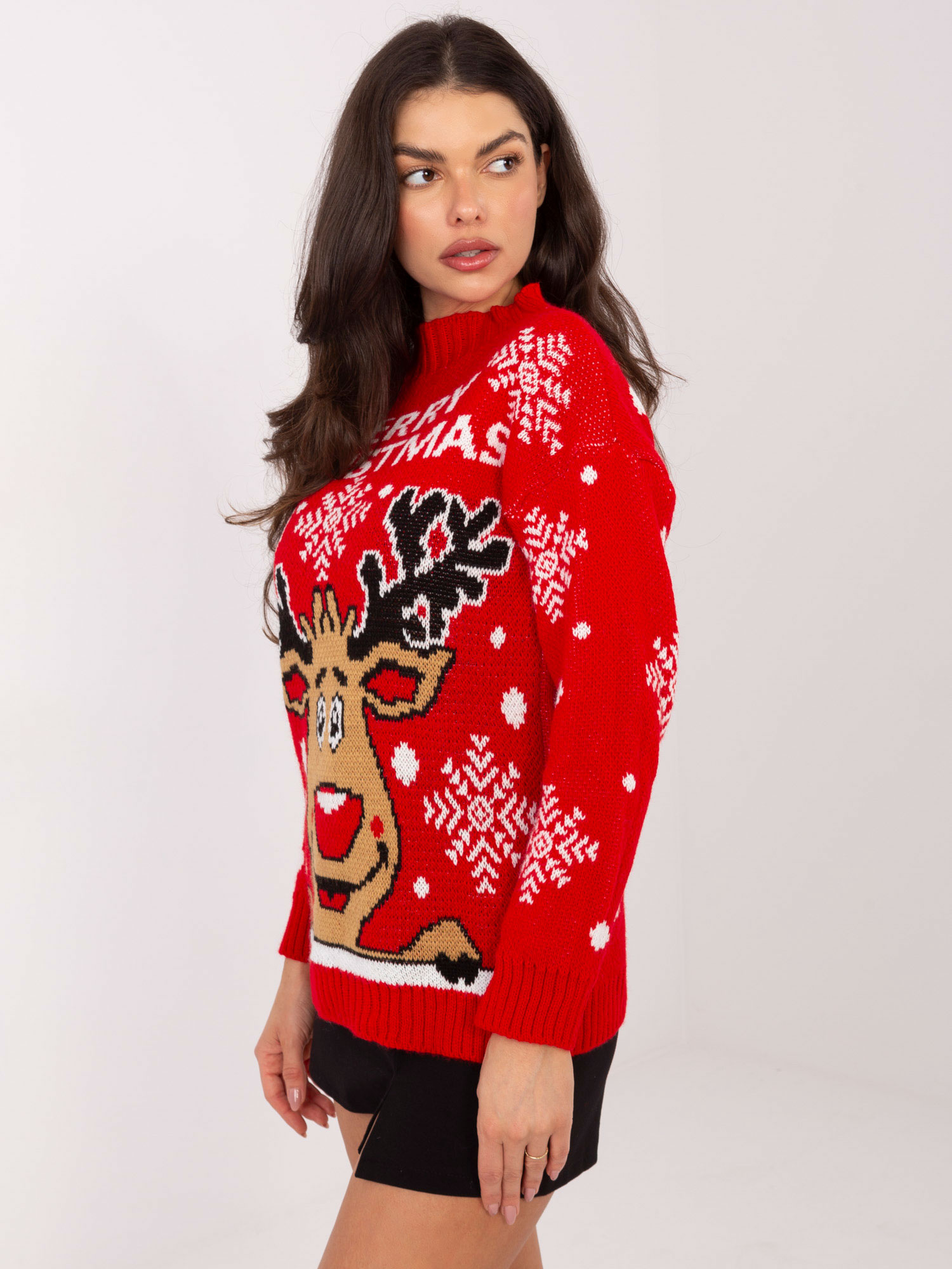 Sweter czerwony
