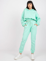 Miętowy dwuczęściowy komplet dresowy Auxerre