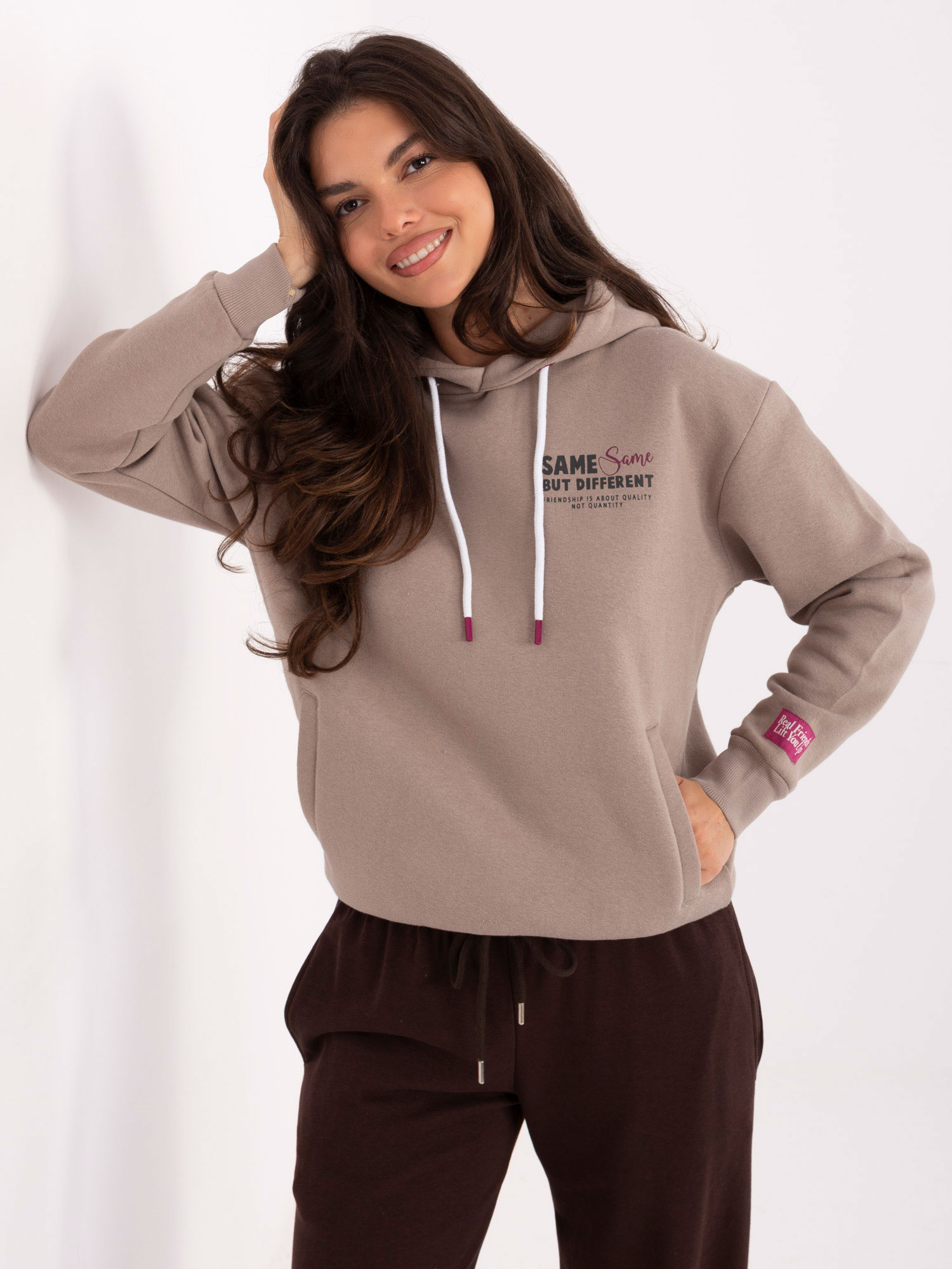 Bluza ciemny bezowy
