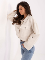 Svetlo bežna kratka jeans jakna RUE PARIS.