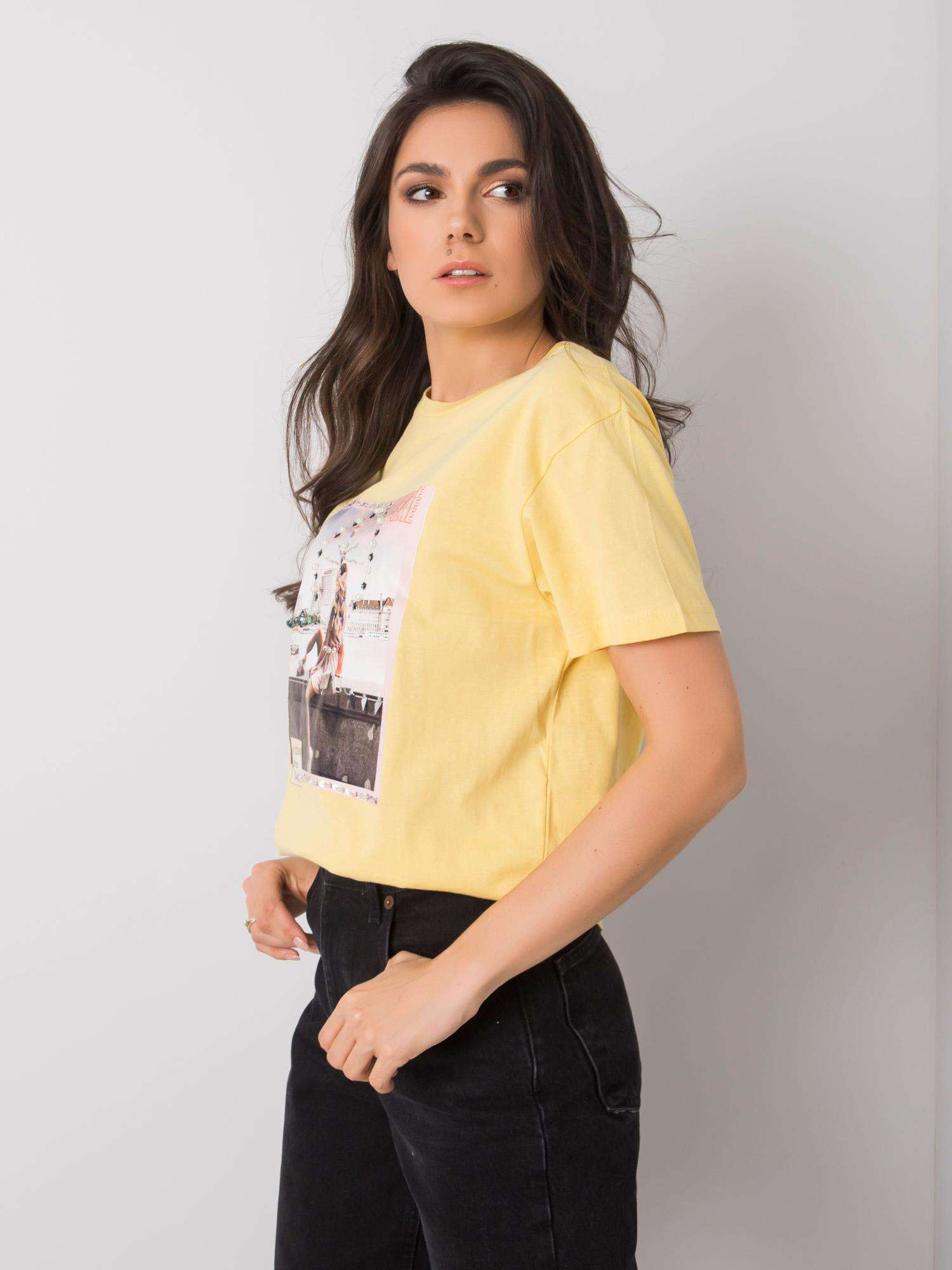 Gelbes T-Shirt Livia.
