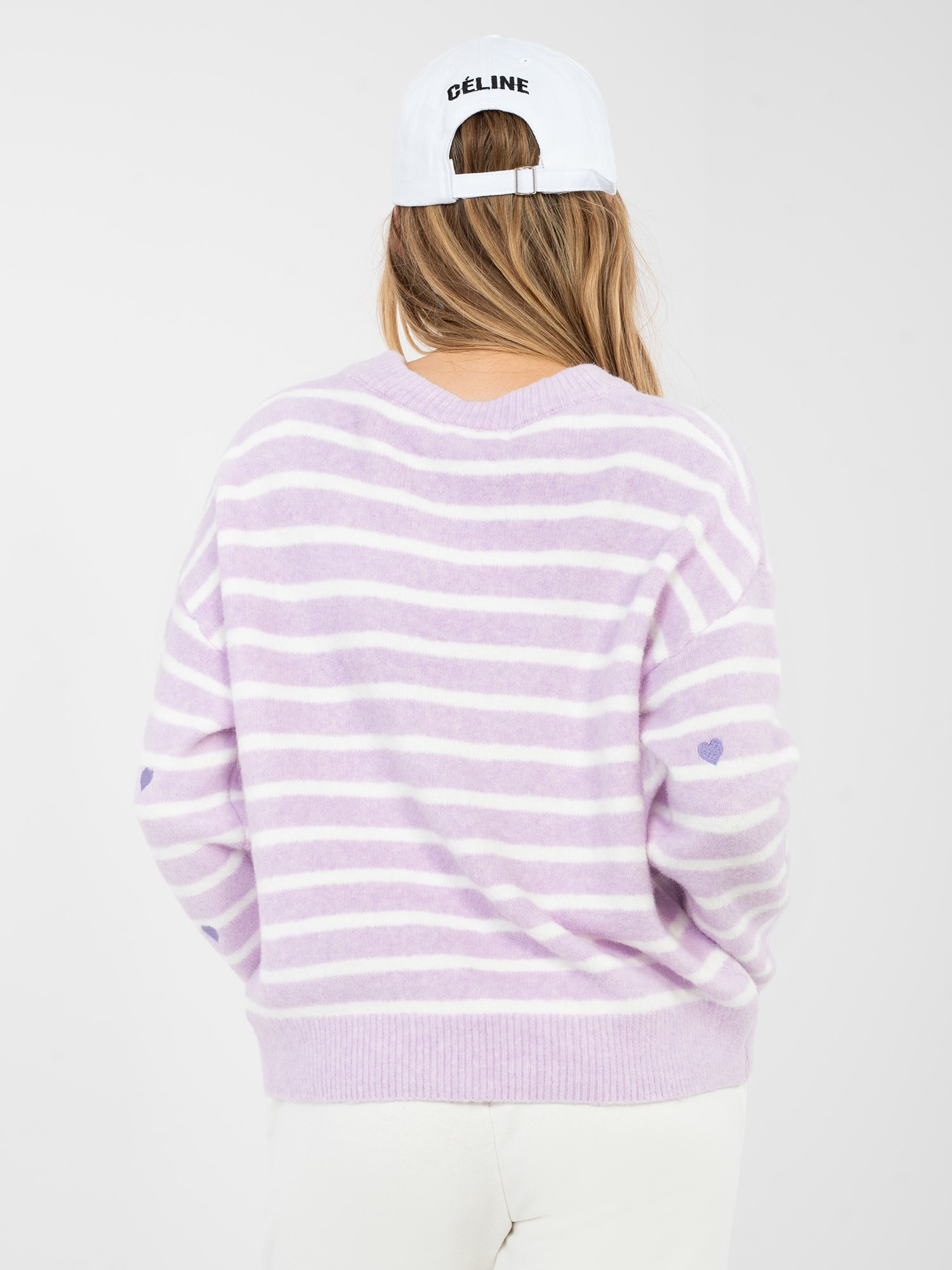Sweter jasny fioletowy