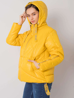 Żółta pikowana kurtka zimowa Coimbra SUBLEVEL