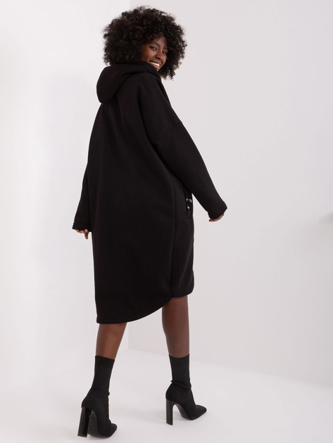 Hurt Czarna bawełniana bluza basic ze ściągaczami