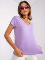 Jasnofioletowy damski t-shirt Emory